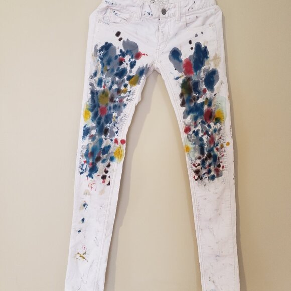 Free People Pants - Free People Painted Corduroy